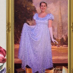 Bridgerton-style gown, only worn once! Basically brand new.